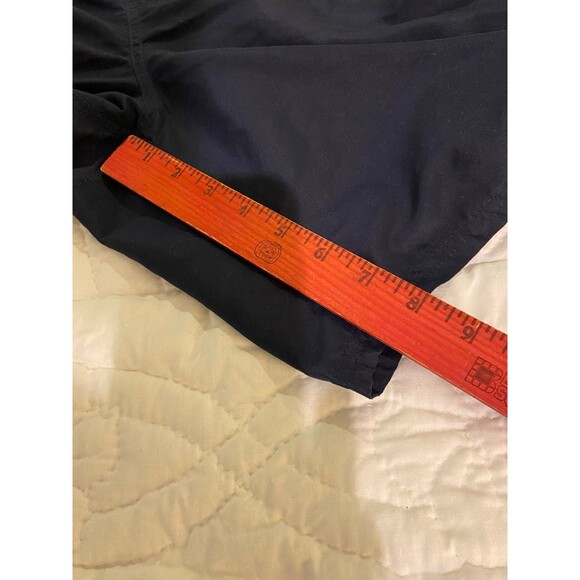 Nike Men’s Navy XL Swimsuit Trunks Side Pockets with Tie Waist Pool Lake - Picture 9 of 10